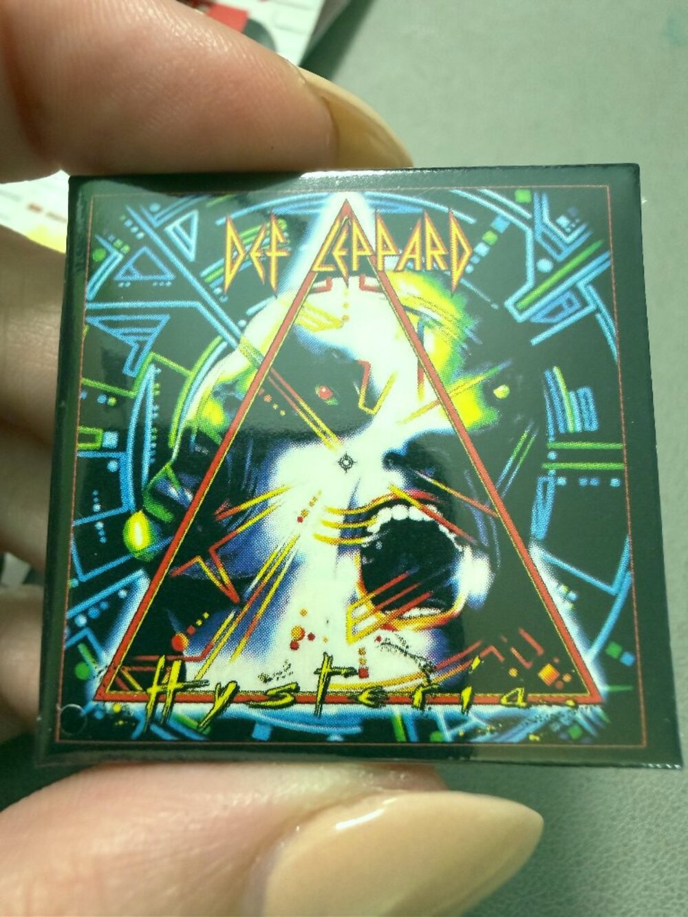 Miniverse Real Music Mini Vinyl Record Def Leppard Hysteria Sealed New Playable